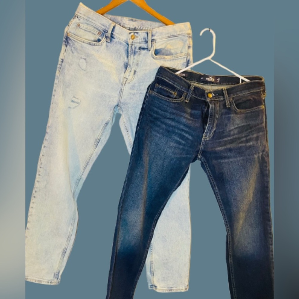 2 Men’s Stylish Old navy & hollister Jeans